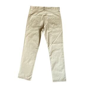 Levis Jeans Mens Size 33x30 Khaki Brown Basic Flat Front Casual Normcore Pants